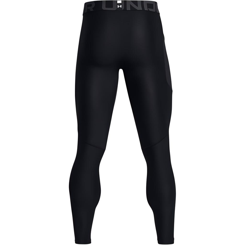 Under Armour HeatGear Moisture Wicking Comfortable Soft Tight Knit Sports Pants Men Pants Black 1361586-002