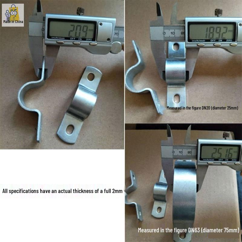 Vysoce odolné U-třmeny z pozinkované oceli pro stěnu/podlahu