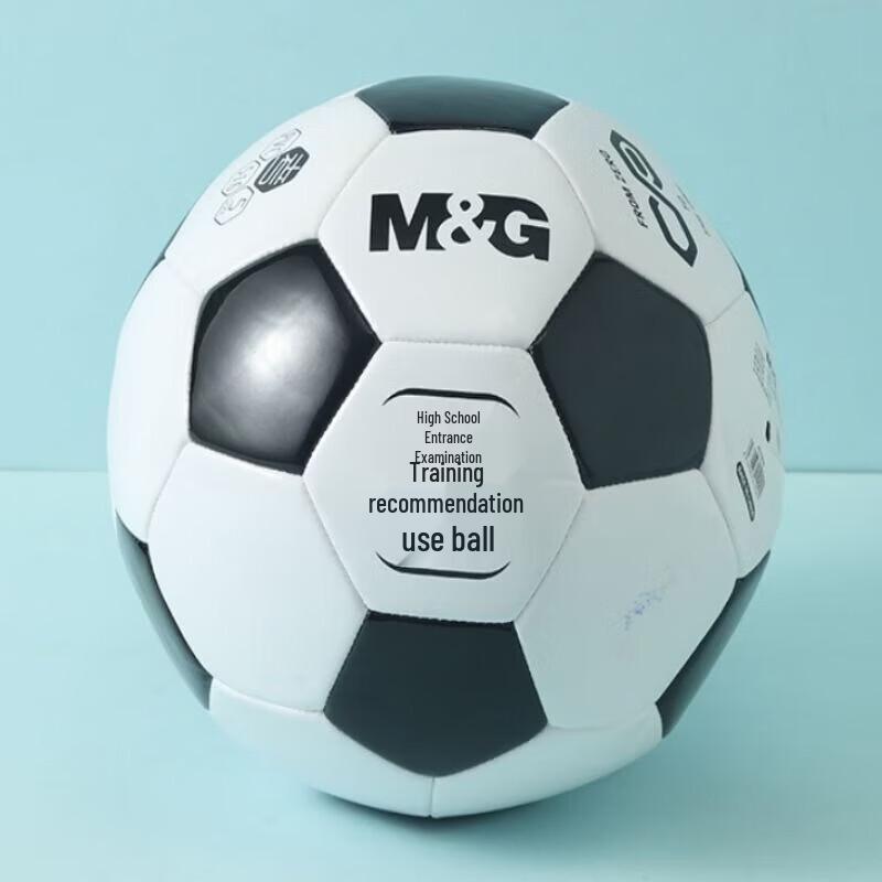 M&G Classic PVC Machine-Stitched Size 5 Soccer Ball