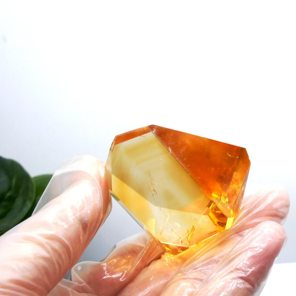 Citrine Natural Quartz Carefully Mineral Feng Good Decorative New Ornament [TANAKA YA] Crystal, Selected, High-Quality, Fortune-Bringing,