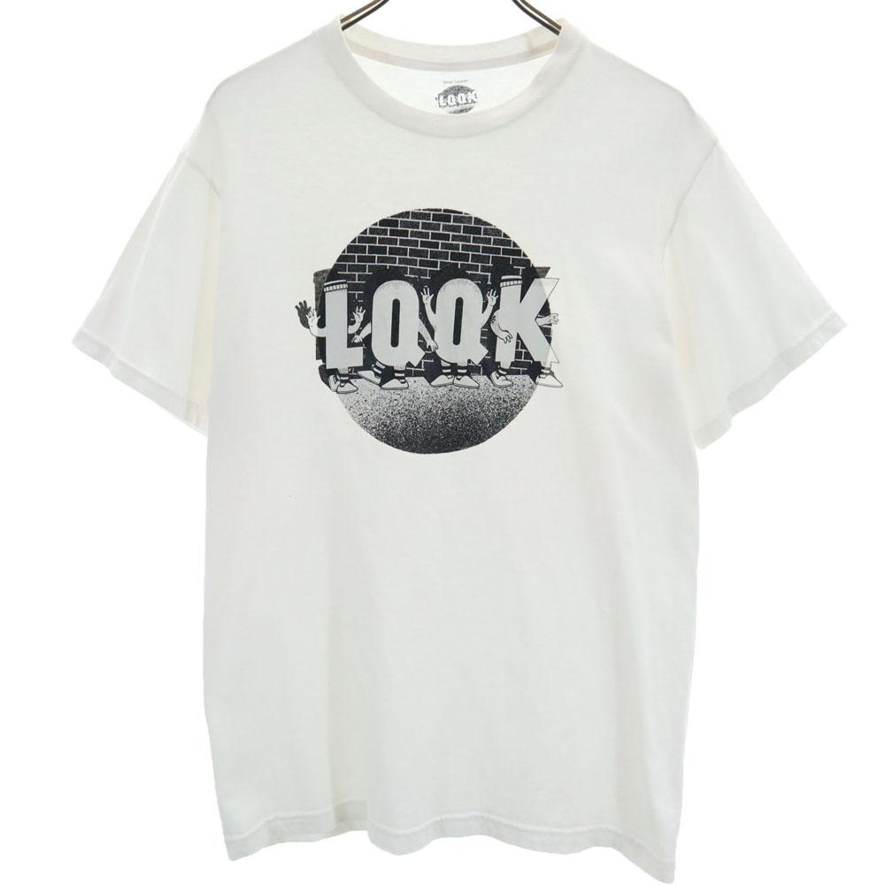 LQQK STUDIO THE DOM COREY Print Short sleeve T-shirt M white Men's Used