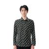 Li Ning X Wade Artist Collaboration Breathable All-Over Print Long Sleeve Shirt Men Shirts Black AFDS057-1K