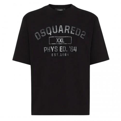 DSquared2 Mens Phys Ed Military Logo T-Shirt