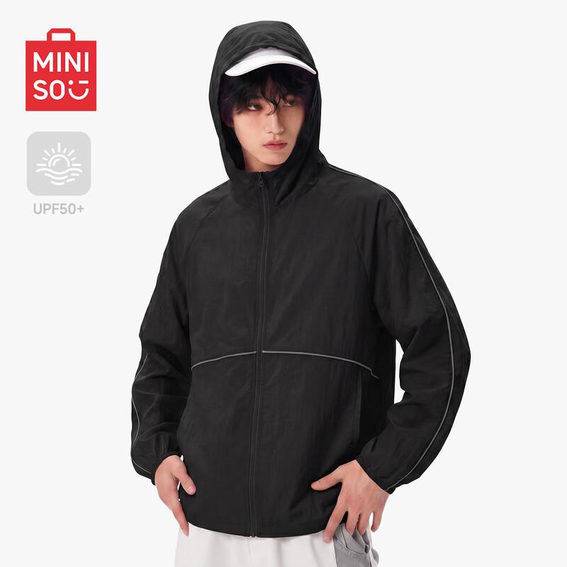MINISO Men s Quick-Dry Hooded Sun Protection Jacket L