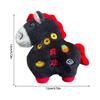 Lucky Horse Year Plush Keychain Pendant Decoration Soft Hanging Toy For Bag Car Keys Accessories