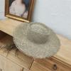 Seagrass pure hand-woven ladies straw hat retro fashion elegant French style holiday beach sunscreen hat 2022 new straw hat