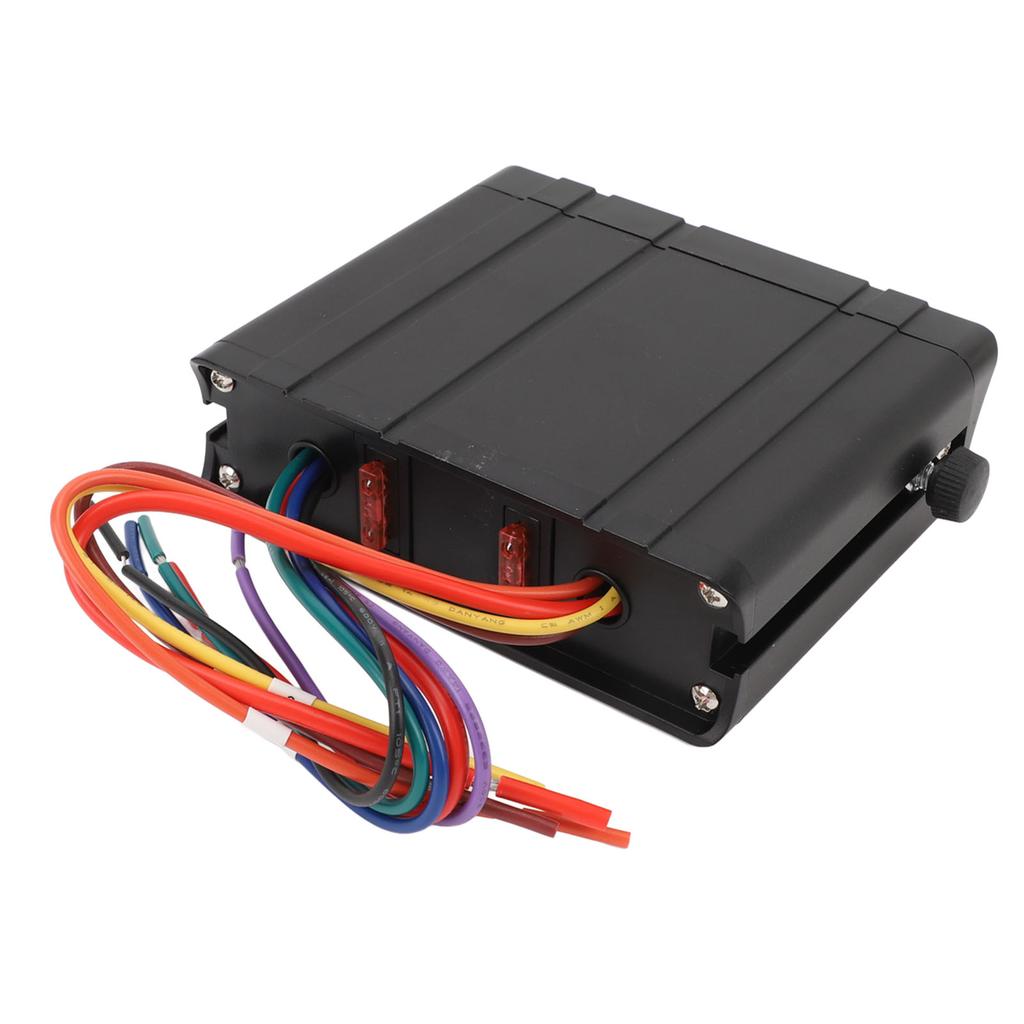 6 Gang Rocker Switch Box DC12V to 24V 40Amp SPST Toggle Switch Panel Box for Automotive Car Vehicle Boat RV SUV Red