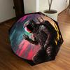 1pc Space Explorer Art Print Umbrella with Plastic Handle,Suitable for All Seasons Home Travel Outdoor UmbrellaDD062