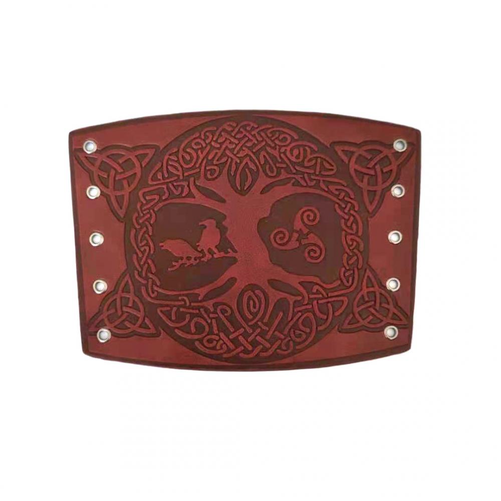 

Nordic Viking Odin Compass Bangle Wide Leather Wristband Punk Jewelry for Men Riding Protective Gear