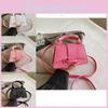 Elegant Pu Leather Small Square Bag Unique Street Style Crossbody Purse For Daily Wear In Multiple Colors
