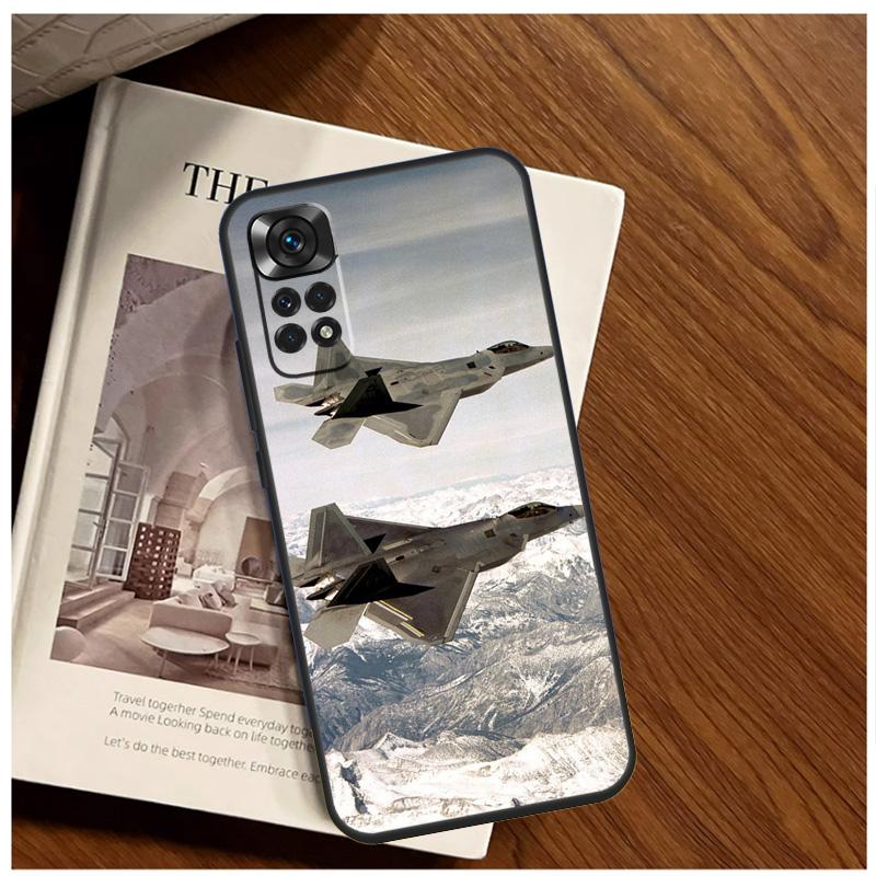 Fighting Plane Aircraft Case For Xiaomi Redmi Note 12 10 9 11 13 Pro Plus 12S 10S 11S 9S Redmi 13C 10C 9C 12C Cover