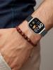 Silikonarmband Verstellbares Uhrenarmband Magnetischer Faltschließe Bequem Ersatz Sportuhrbänder für Xiaomi Band 8 Pro