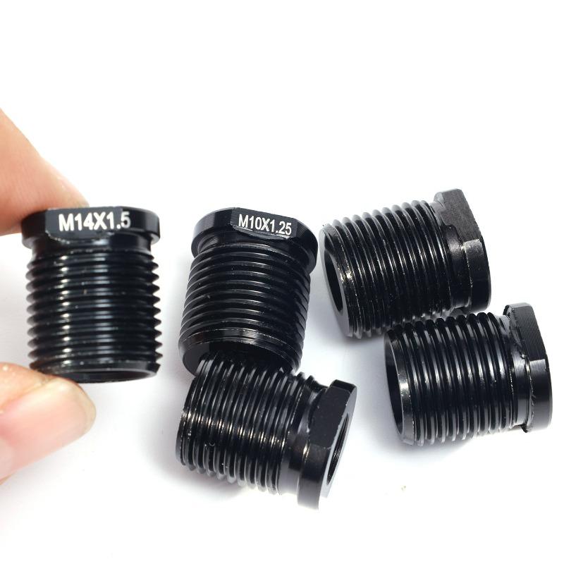 Universal Shift Knob Aluminum Alloy Nut M8x1.25 M10x1.25 M10x1.5 M12X1.25 M14.X1.5 Shift Knob Button Metal Replacement Parts