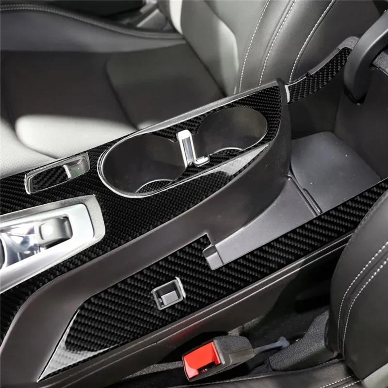 Fits For Chevrolet Camaro 2017-2019 Car accessoriesrear Central control gear carbon fiber car sticker Cool Interior decoration