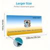 Coventry City Color Mouse Pad Large Gaming Table Cushion Non-slip Laptop Tablet Big Mousepad XXL Mat Mini PC Playmat With Lock Edge
