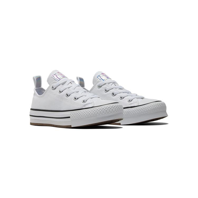 New Converse Chuck Taylor All Star Eva Lift Anti Slip Wear Resistant Low Top Kids Canvas Shoes White Teenagers A03618C