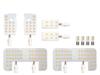 150 Series Prado LED Room Lamp 3000K Warm White Package TRJ150 GRJ150 GRJ151 Push Switch Type B Early/Mid/Late TZ-G/TX-L (7-seater)