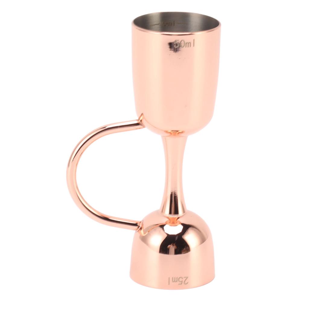 Doppelseitiger Cocktailglocken-Jigger Edelstahl Doppelendiger Weinmessbecher Jigger für Bar