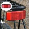 Rear Pannier Rack,Safety Caution Reflector Bicycle Bike Front Rear Red