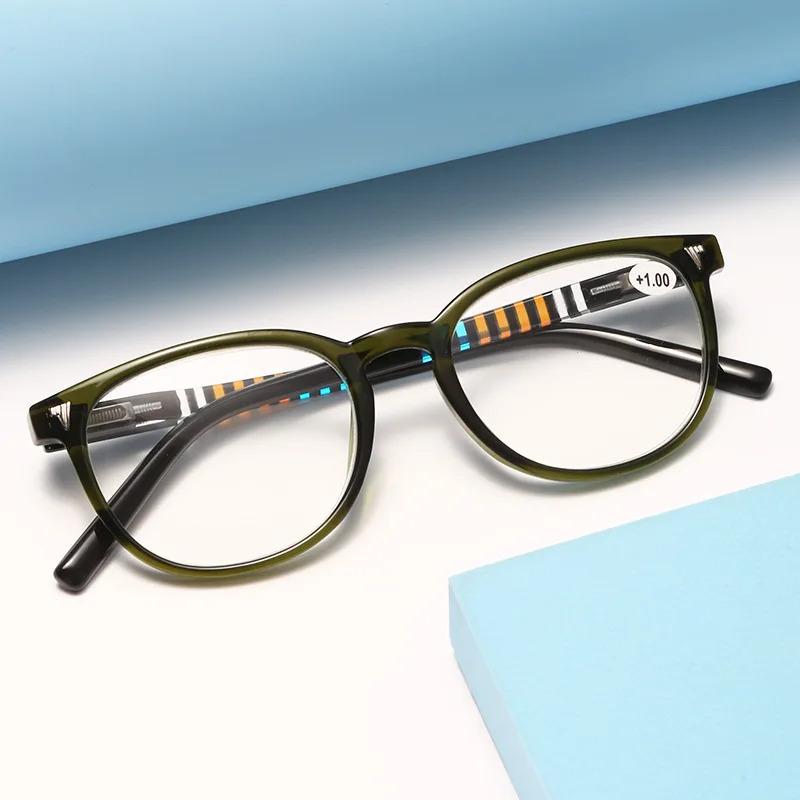 Fashionable Anti Blue Light Reading Glasses, High-end Personalized Reading Glasses for The Elderly, Full Frame Glasses