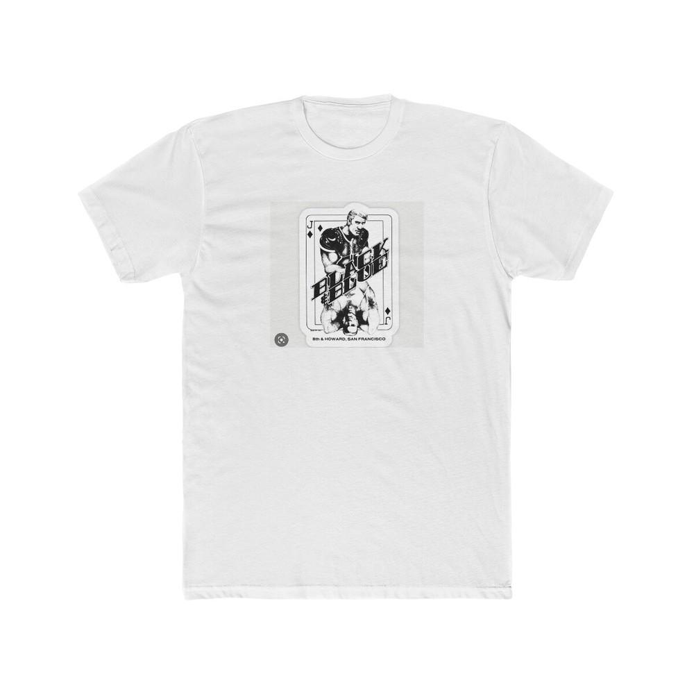 BLACK amp; BLUE San Francisco Leather Levi Gay Bar Men#039;s Cotton Crew Tee Unisex T-Shirt