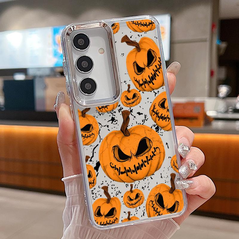 Christmas Ghost Halloween Case For Samsung Galaxy S26 S25 Ultra S24 S23 S22 Plus S21 A16 A17 A26 A36 A37 A54 A55 A56 A57 5G Clear Soft Cover