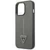 Guess Guhcp14Lpsatlg Iphone 14 Pro 6,1 Srebrny/Silver Hardcase Saffianotriangle Logo