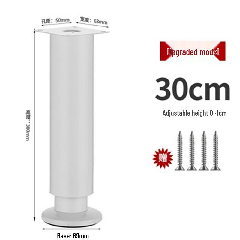 Adjustable Stainless Steel Furniture Support Legs: Cabinet, Sofa, TV Stand, Coffee Table, Bed