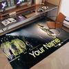 Custom Name Crystal Velvet Rug,Apache 207 Comfortable Anti Slip Floor Mat For Room Decoration