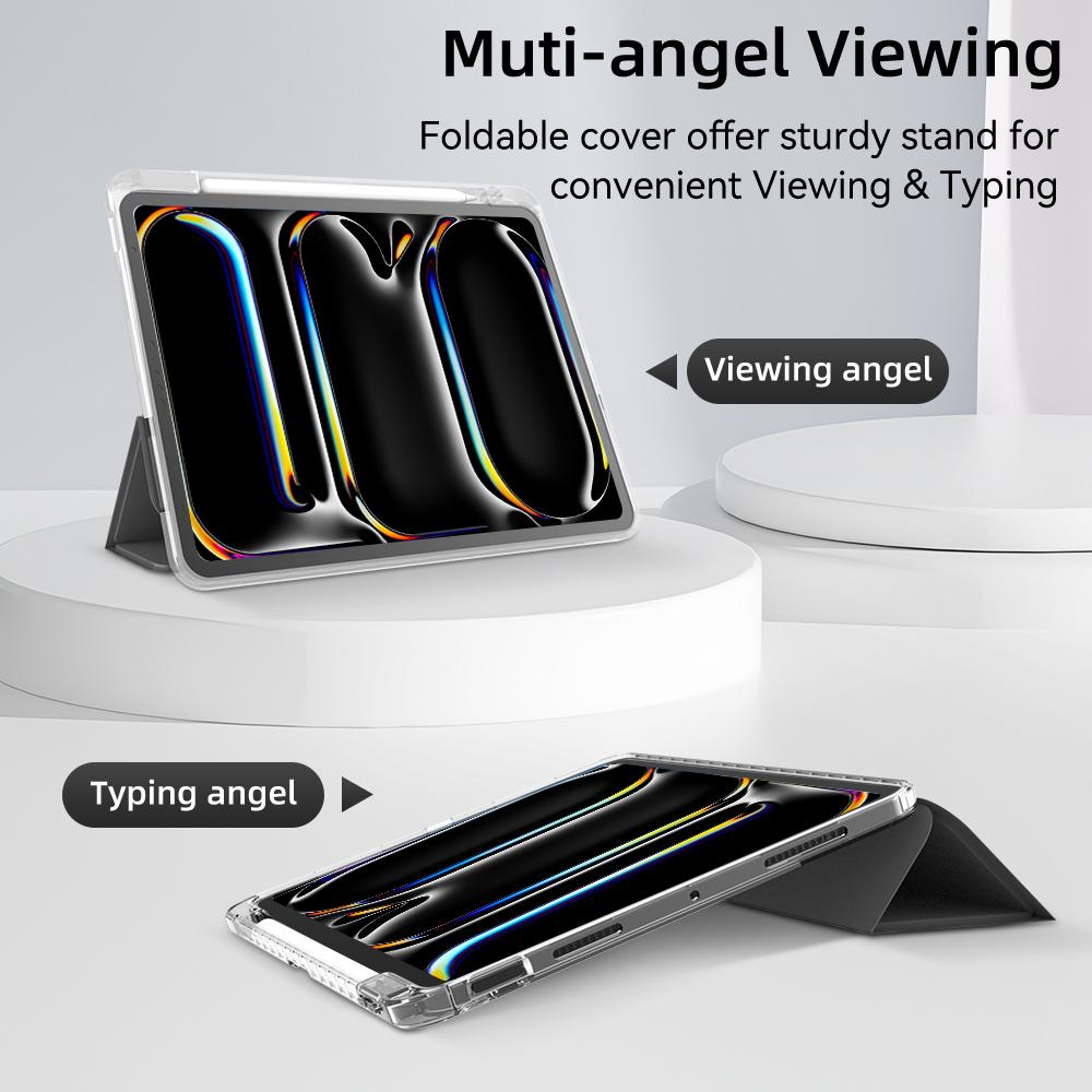 For  iPad Air 6 Case iPad Air 5  6 11 iPad Pro 11 12.9 13 10 Gen 10.2 9th 8th 7th 9.7 6th 5th Mini 7 6 Case With Pen Holder