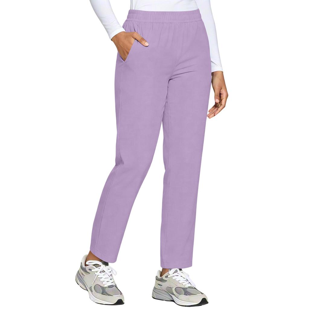 Pantaloni da Lavoro Unisex con Tasche - Pantaloni Uniforme Colorati per Operatori Sanitari