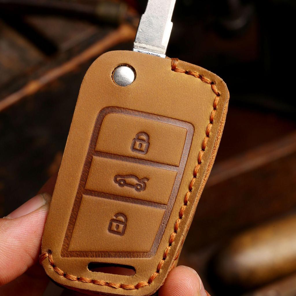 Popular Volkswagen Magotan Lavida High-End Folding Car Key Cover