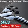 5-1Pcs Camera Lens Glass For Samsung Galaxy S25 Plus Ultra S25Ultra HD Clear Camera Protector Film Rear Lens Tempered Glass Film