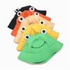 Cute Froggy Bucket Hat Panama Fishing Cap for Outdoor Sun Protection