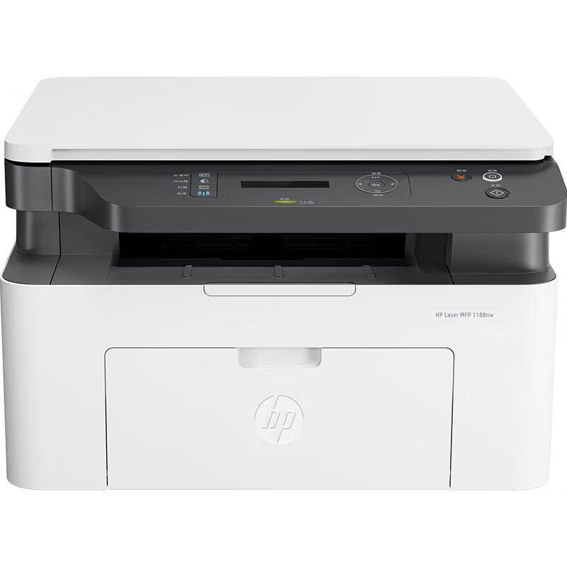 

HP Laser MFP 1188nw A4 Black & White All-in-One Printer CN plug (adapter included)