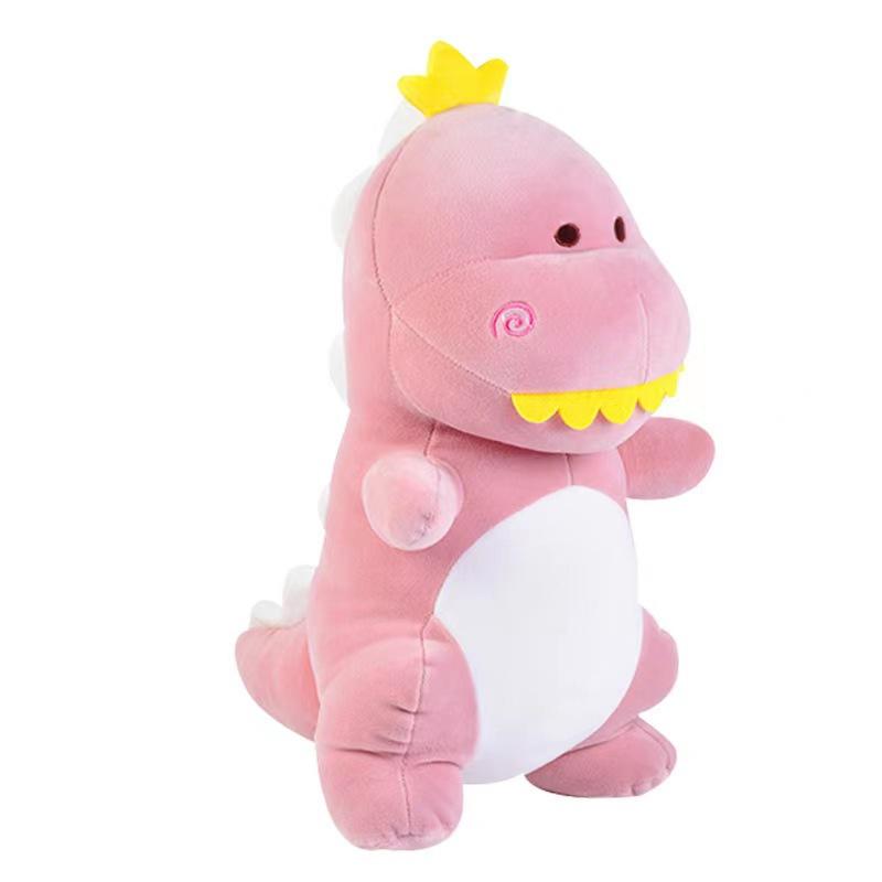 

Милая плюшевая игрушка-динозавр спит с тряпичной куклой, кукла-подушка отправляет ребенка мистер. Динозавр 26cm