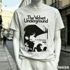The Velvet Underground Für Fan Geschenk T-Shirt Unisex Unisex Harajuku Oversized Unisex Kurzarm Streetwear Hohe Qualität Paare T-Shirt