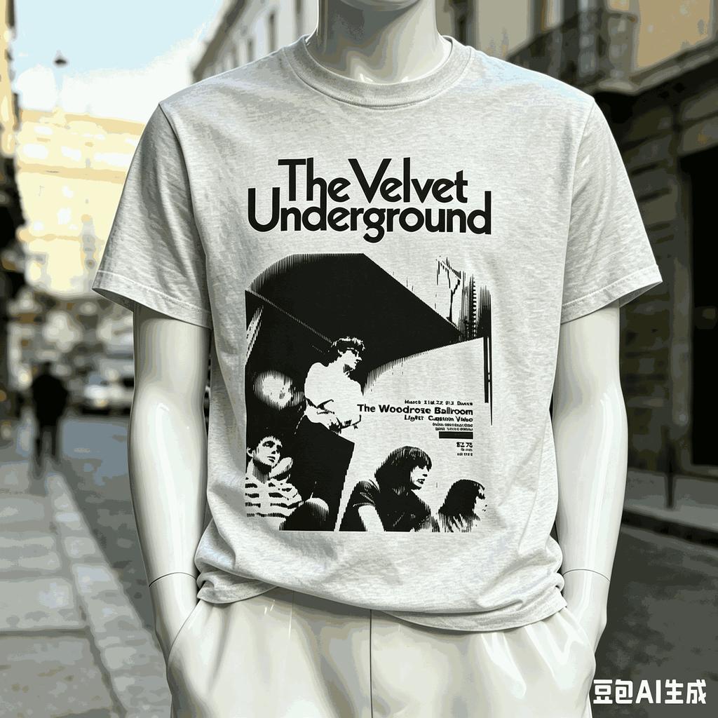 The Velvet Underground Für Fan Geschenk T-Shirt Unisex Unisex Harajuku Oversized Unisex Kurzarm Streetwear Hohe Qualität Paare T-Shirt