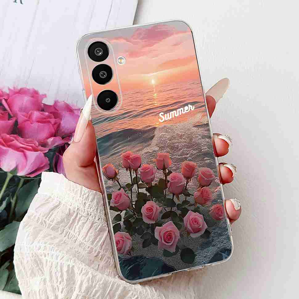 For Samsung Galaxy M16 5G Case Colorful Flower Butterfly Soft Silicone TPU Cover For Samsung m16 M16 5G 6.7" Phone Shell Bumper