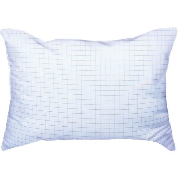 DODO Medium Pillow 50x70 Cm - Anti-bedbug, Anti-mite Protection - 550 Gr - White - Made In France