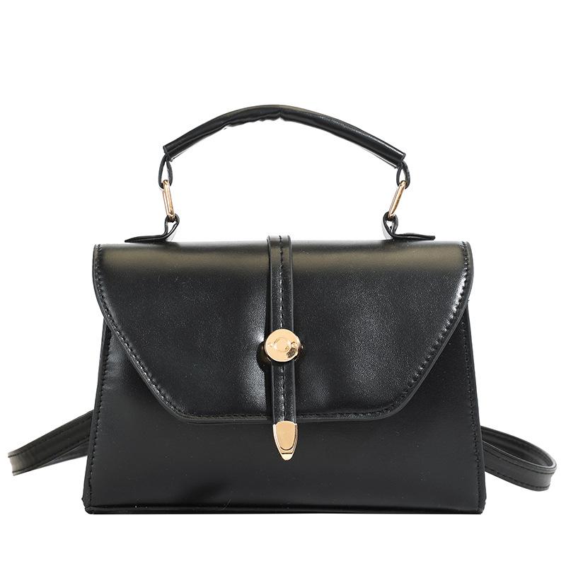 Retro fashion simple temperament small bag women's 2025 spring and summer new versatile ins messenger bag small square bag women's bag