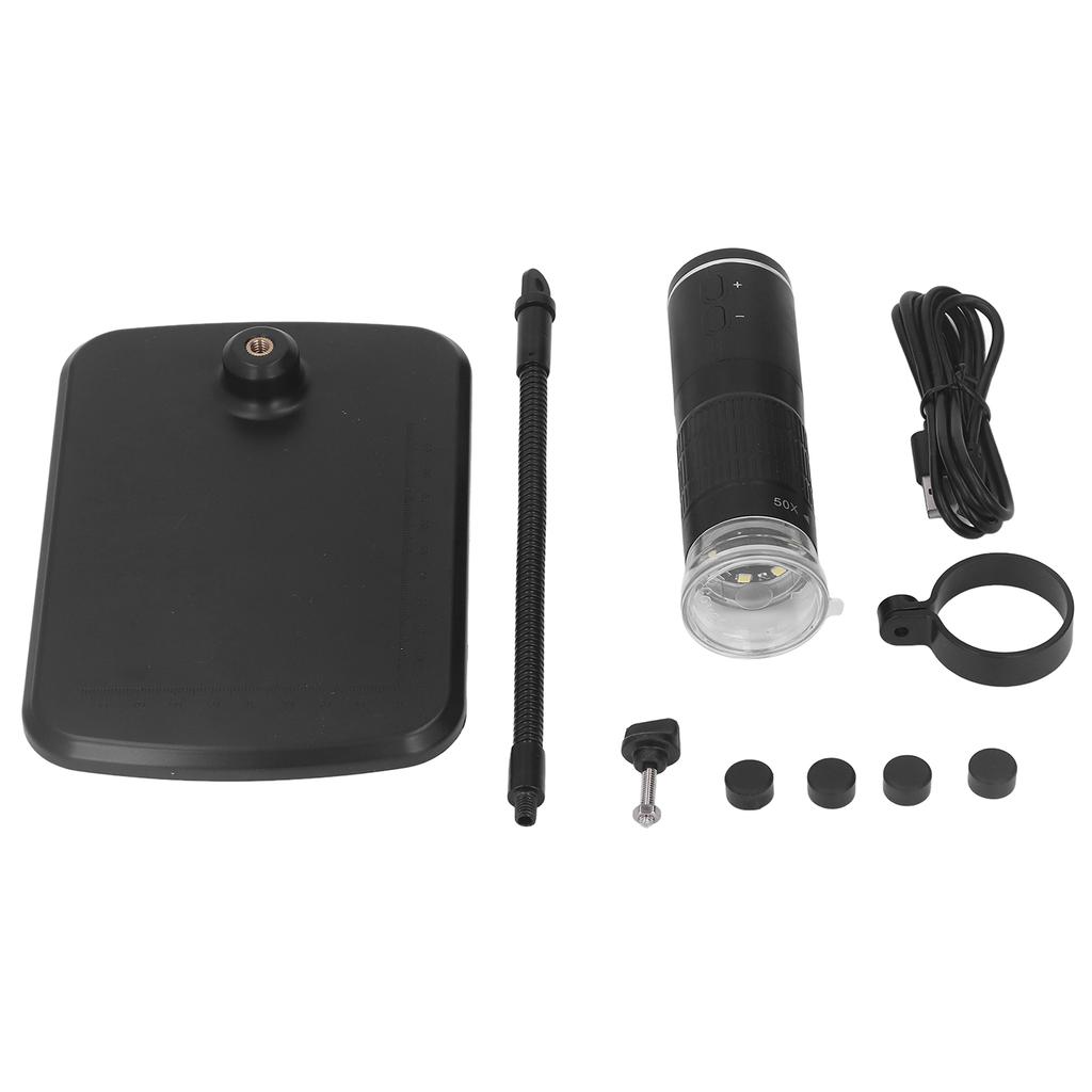 Wireless Digital Microscope 50 To 1000X Portable 2MP with Flexible Stand for Phone PC