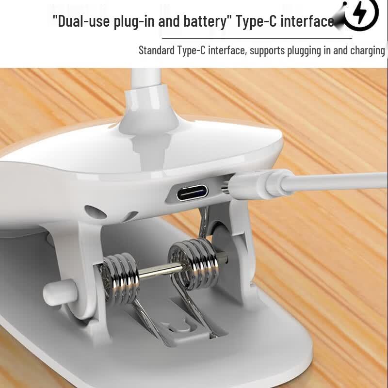 Rechargeable Clip-on LED Desk Lamp