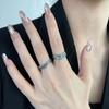Stylish And Unique 2022 Adjustable Open Ring For Women With Geometric Design And Premium Copper Material
