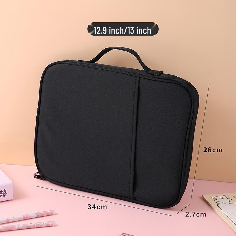 High-End Unisex iPad Tablet Bag - Lightweight, Portable, Hand-Held Student Computer Sleeve