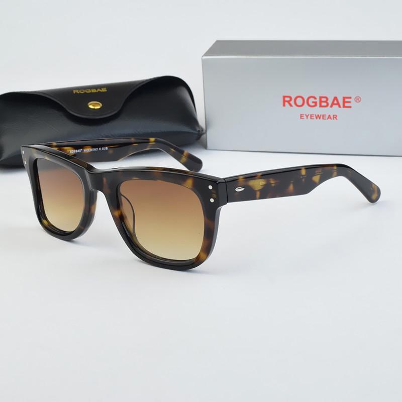 

Винтажные солнцезащитные очки для мужчин Защита UV400 Ретро модные очки R0502S Роскошный брендовый дизайн Толстые ацетатные солнцезащитные очки ручной работы other