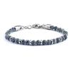 1Pcs Stainless steel men's and women's stone bracelet - beaded fashion bracelet - vintage bracelet