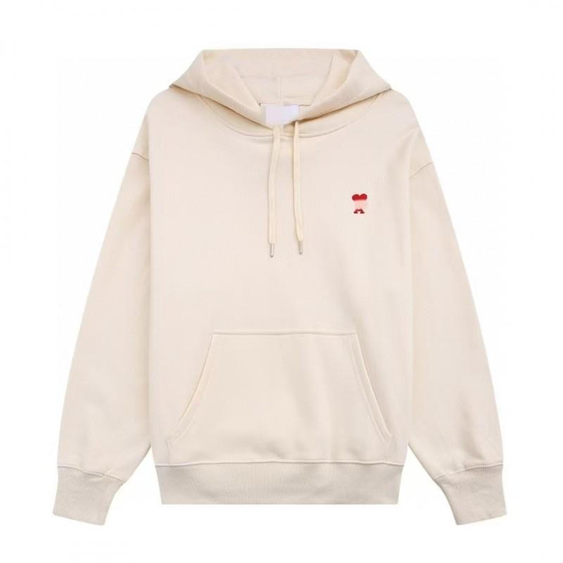 Cotton Couple Matching Set Oversized Hoodie With Heart Print Loose Fit Jogger Pants Men Women