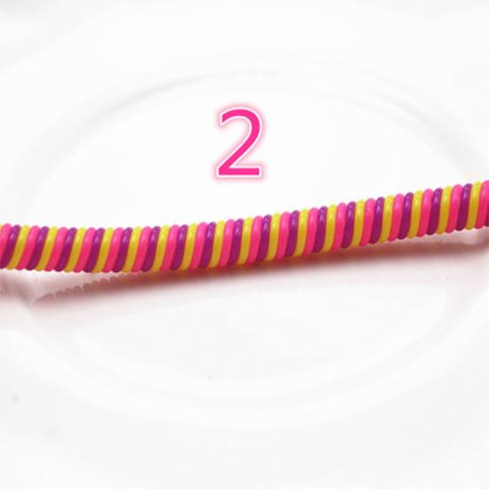Charm Line Phone Cable Cover USB Protector Data Spring 1pcs Sync Cable