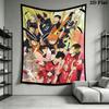Haikyu!! anime Wall Tapestry Aesthetic Wall Hanging Printed Fabric Blanket Decorative Tapestries for Bedroom Living Room Home Decor